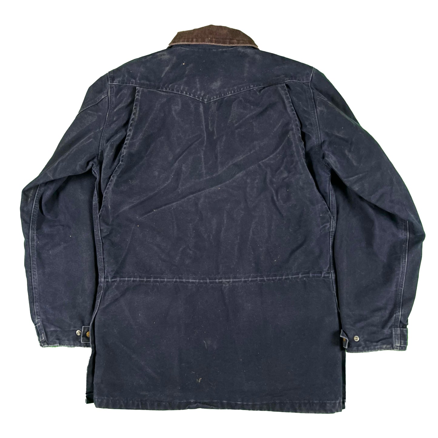 00s Carhartt Navy Canvas Work Jacket- M