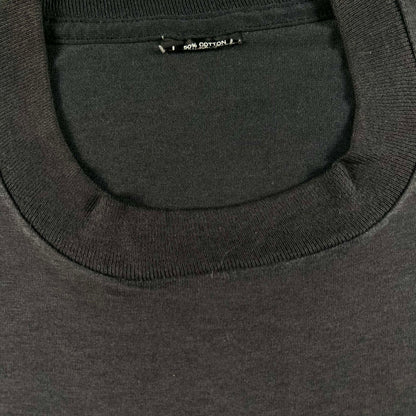 90s Sun Faded Black Western Longhorn Tee- L