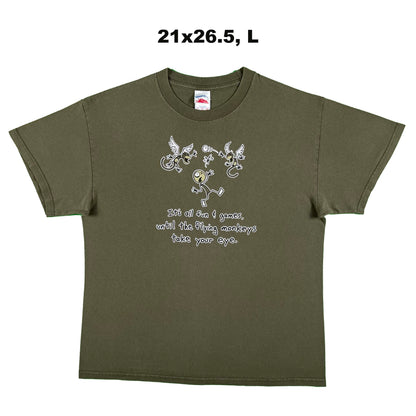 00s I'll Sic My Ninja Monkeys on You Tee(AND MORE)- SELECT TEE