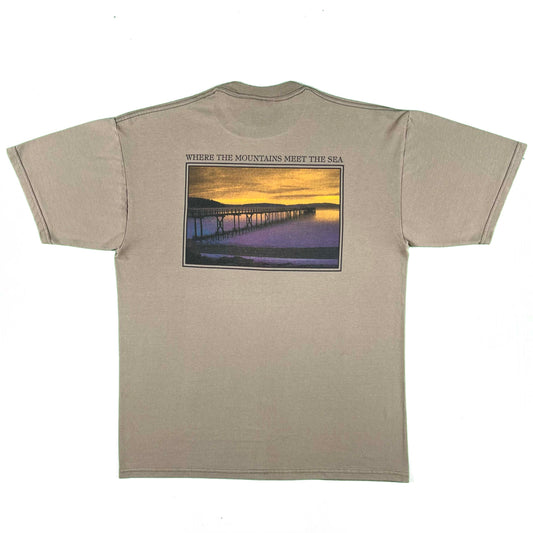 90s Boy Scouts Camp Parsons Seattle Art Tee- L