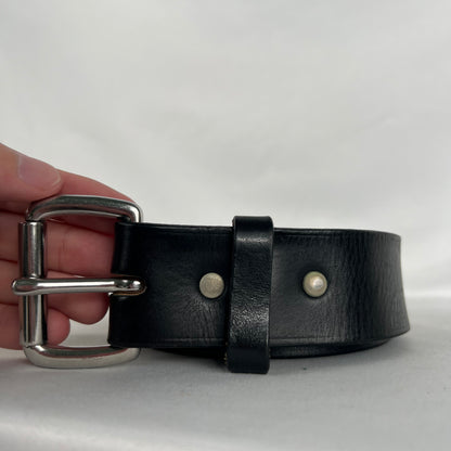 Filson Black Leather Belt- 38"-42"