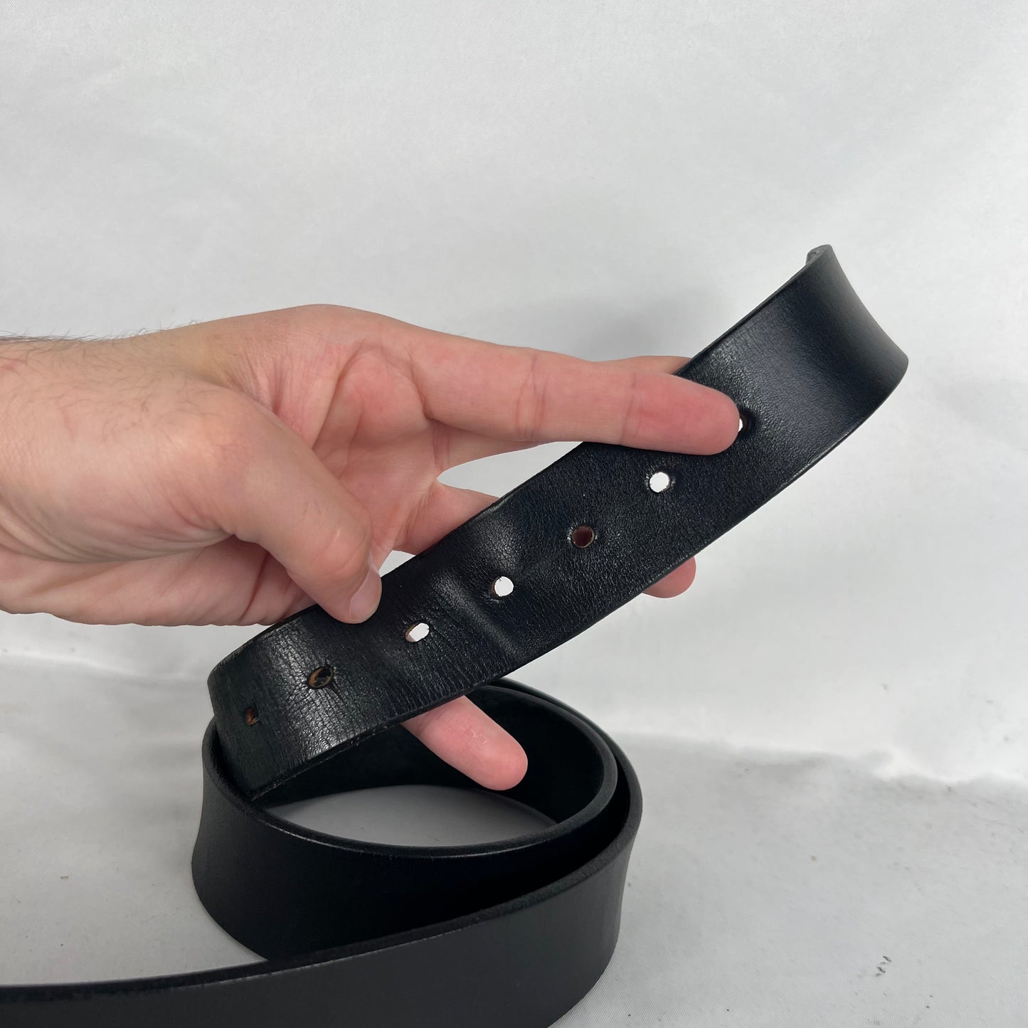 Filson Black Leather Belt- 38"-42"
