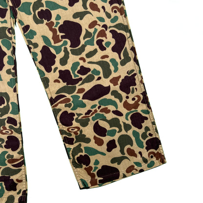 70s JcPenney Duck Camo Fatigue Pants- 35x30.5