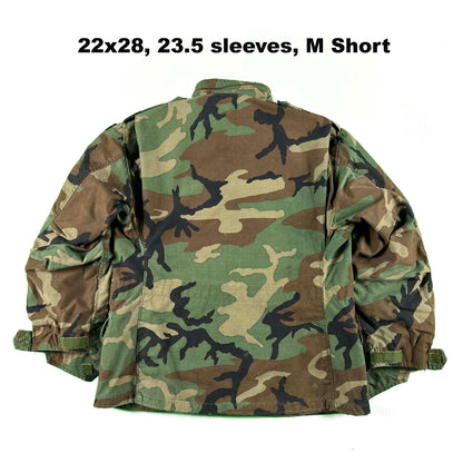 80s Woodland Camo M65 Army Field Jackets- SELECT JACKET