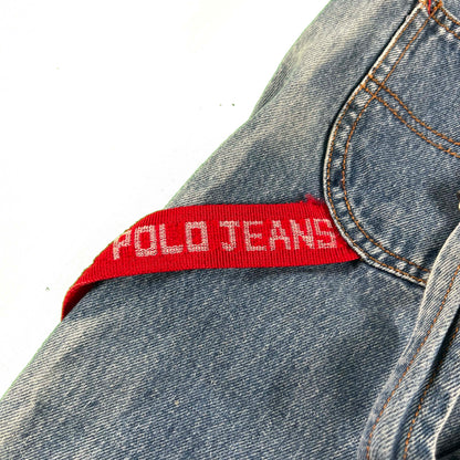 00s Polo Jeans Co Ralph Lauren Carpenter Denim Overalls- XXS