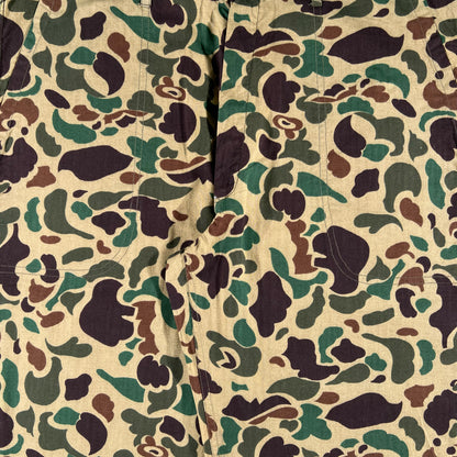 70s JcPenney Duck Camo Fatigue Pants- 35x30.5