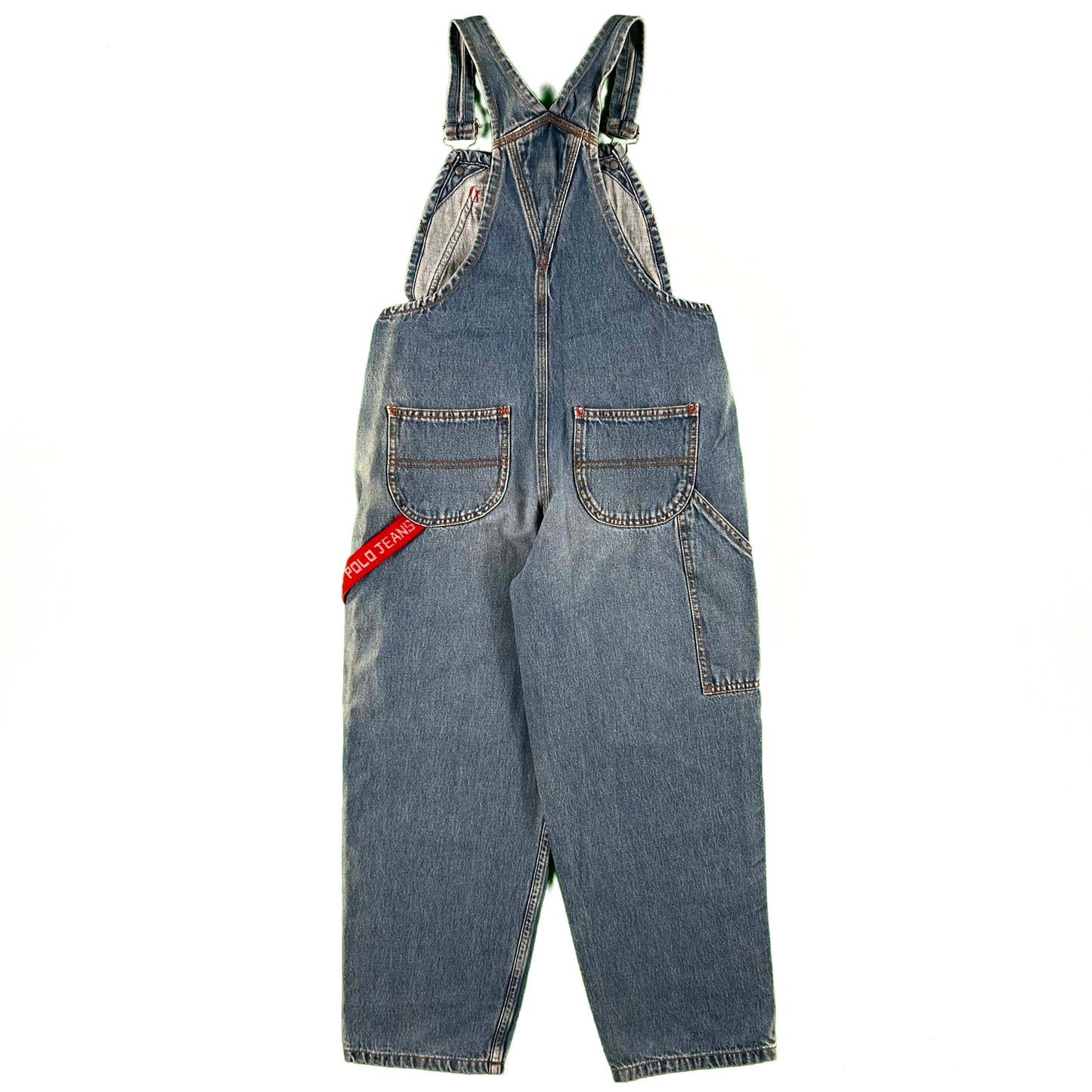 00s Polo Jeans Co Ralph Lauren Carpenter Denim Overalls- XXS