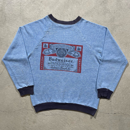 70s Two Tone Budweiser Sweatshirt- S