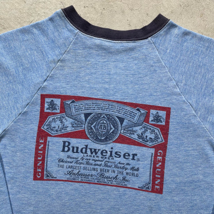 70s Two Tone Budweiser Sweatshirt- S