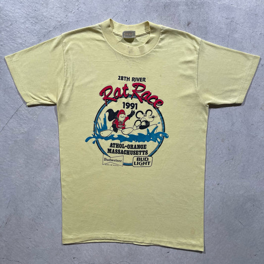 90s Bud Man Rat Race Tee- M