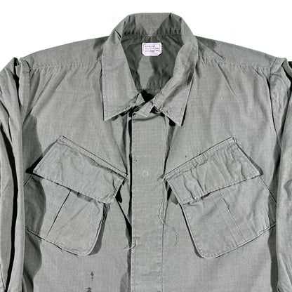 60s US Army Slant Pocket Poplin Jacket- M