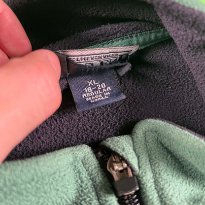 00s Lands' End Sage Green Fleece Jacket- XL
