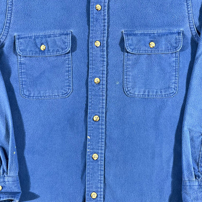 90s St. Johns Blueberry Chamois Shirt- M