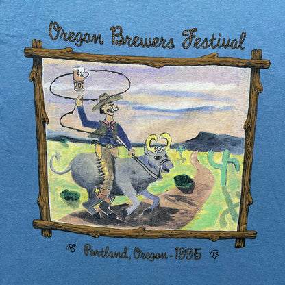 90s Oregon Brewers Festival Tee- L