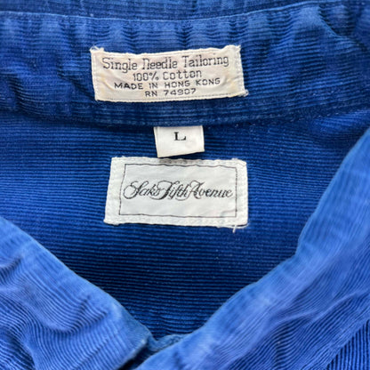 90s Saks Fifth Ave Corduroy Shirt- L