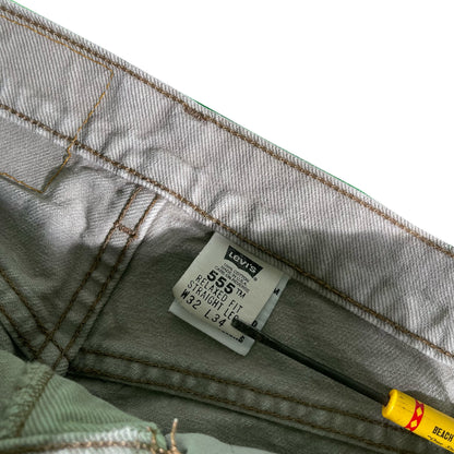 90s Stone Grey Levi's 555s- 30x32.5