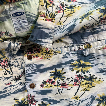 2002 Old Navy Hawaiian Shirt- XXL