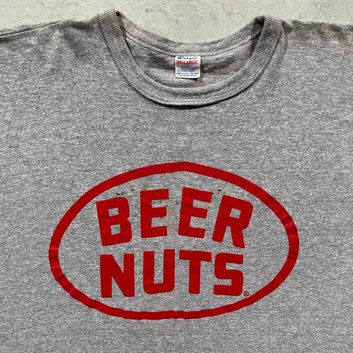 80s Champion Beer Nuts Tee- XL