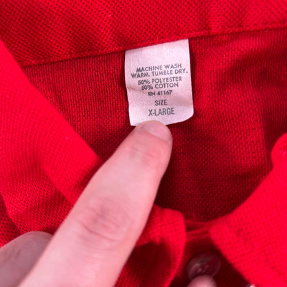 70s Rockport MA Polo Shirt- L