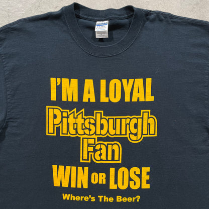 00s Pittsburgh Steelers Beer Tee- XL