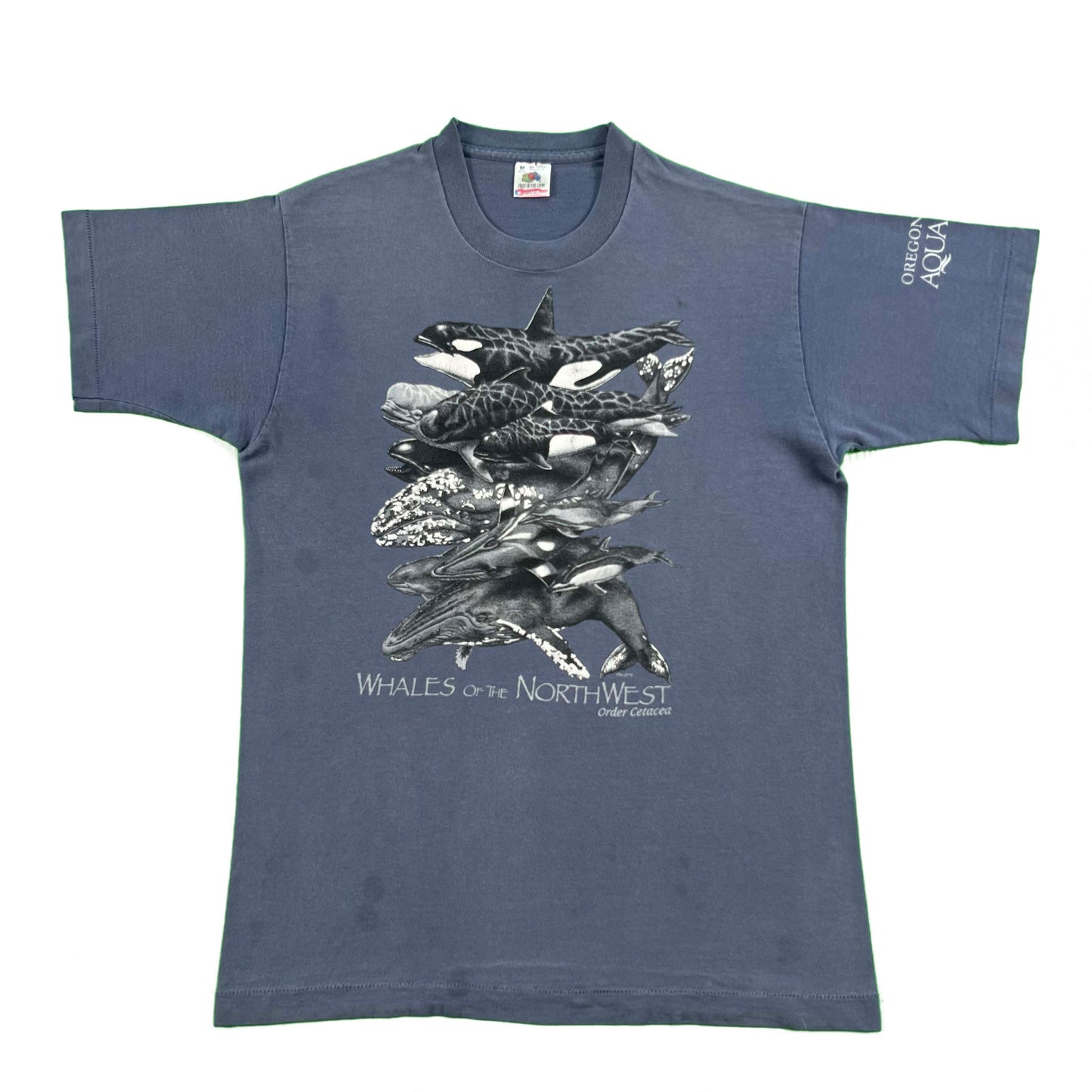 90s Whales of the Northwest Tee- M