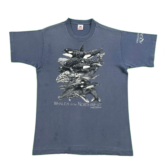 90s Whales of the Northwest Tee- M