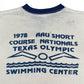 70s Speedo Texas Swimming Ringer Tee- M