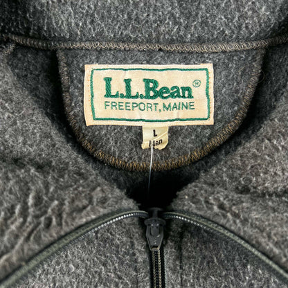 90s L.L. Bean Deep Pile Fleece Jacket- L