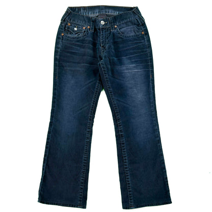 00s Over Dyed True Religion Flared Corduroys- 29x30