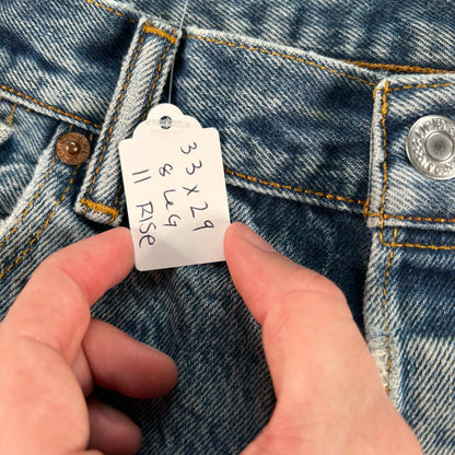 00s Faded & Worn Levi's 501 Denim- 33x29