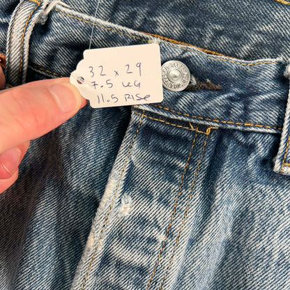 00s Faded & Worn Levi's 501 Denim- 32x29