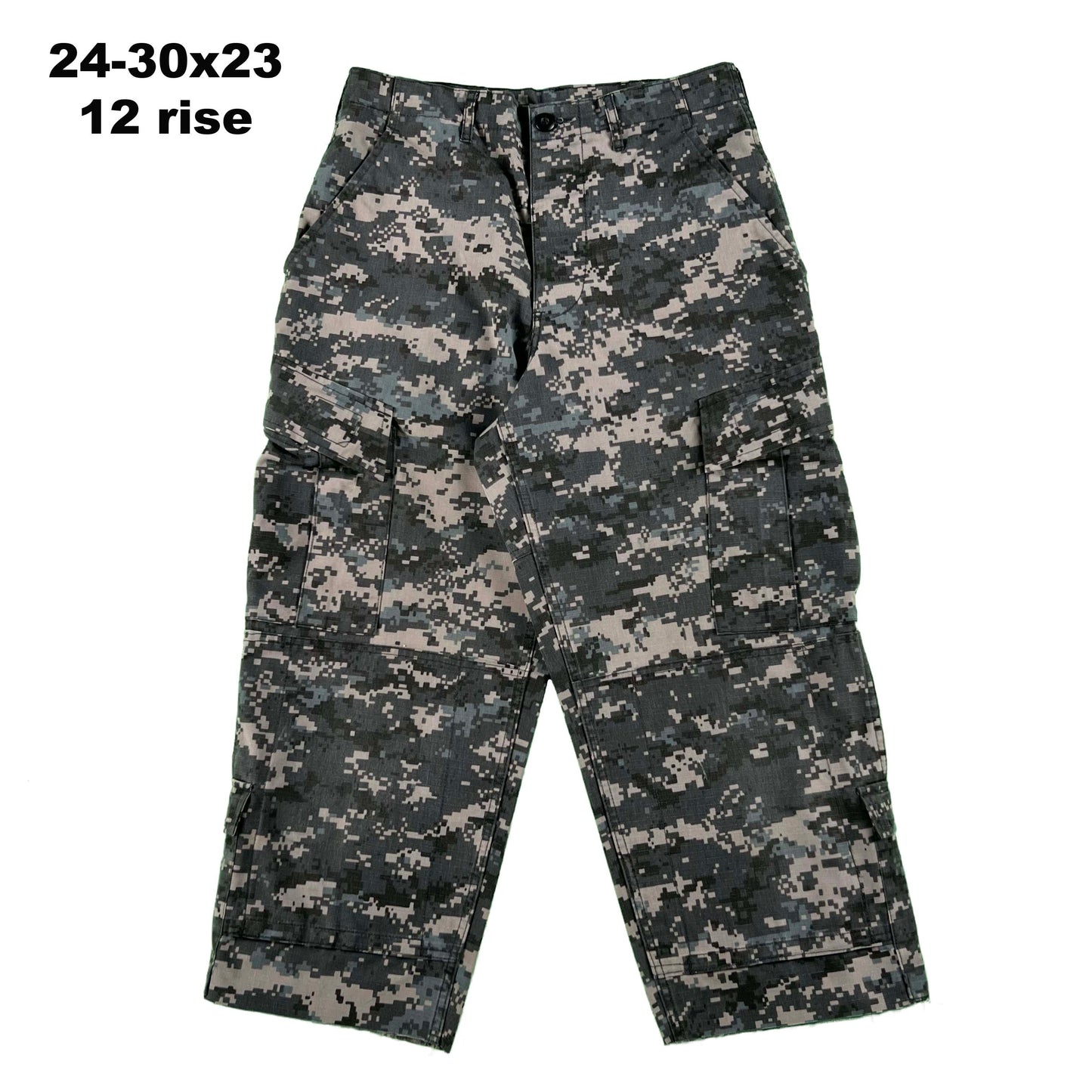 Vintage Chopped & Baggy Army Camo Cargo Shorts- SELECT PAIR