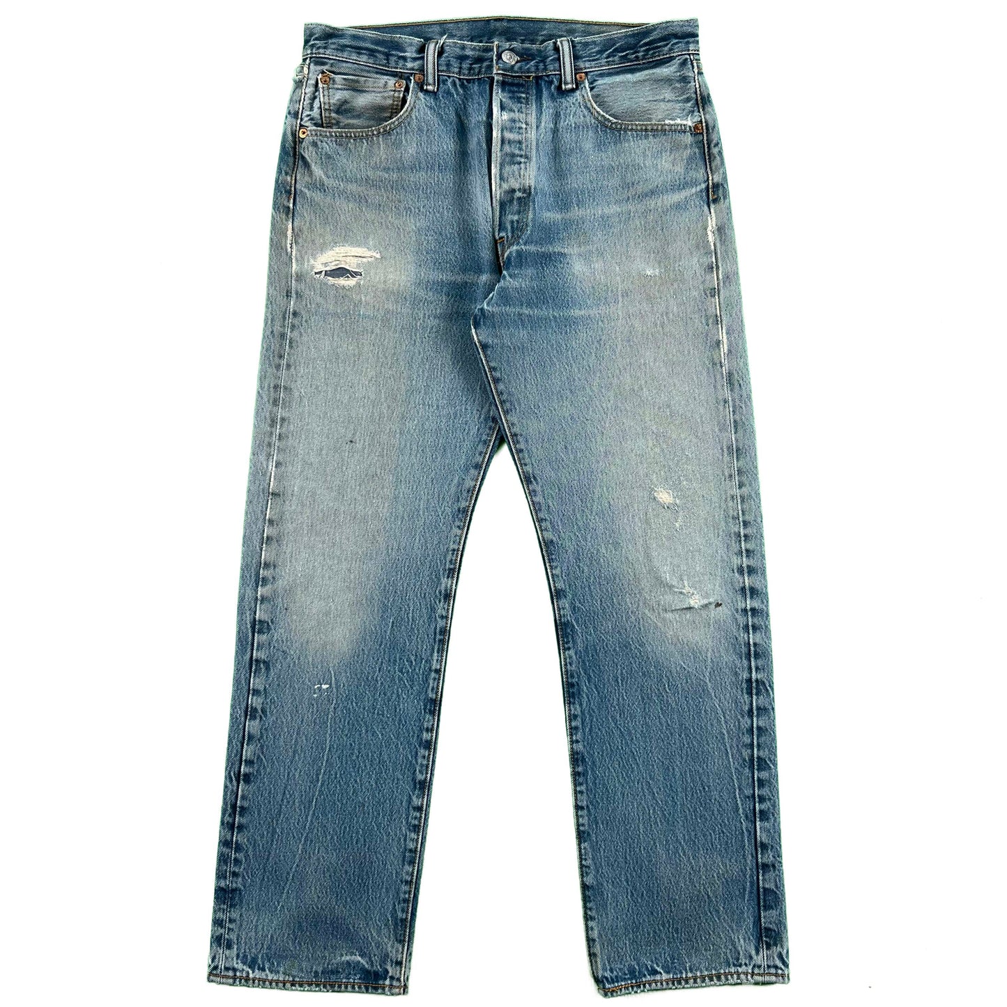 00s Faded & Worn Levi's 501 Denim- 32x29