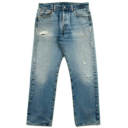 00s Faded & Worn Levi's 501 Denim- 32x29