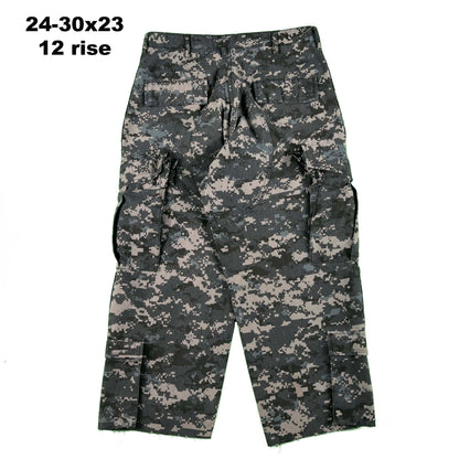 Vintage Chopped & Baggy Army Camo Cargo Shorts- SELECT PAIR