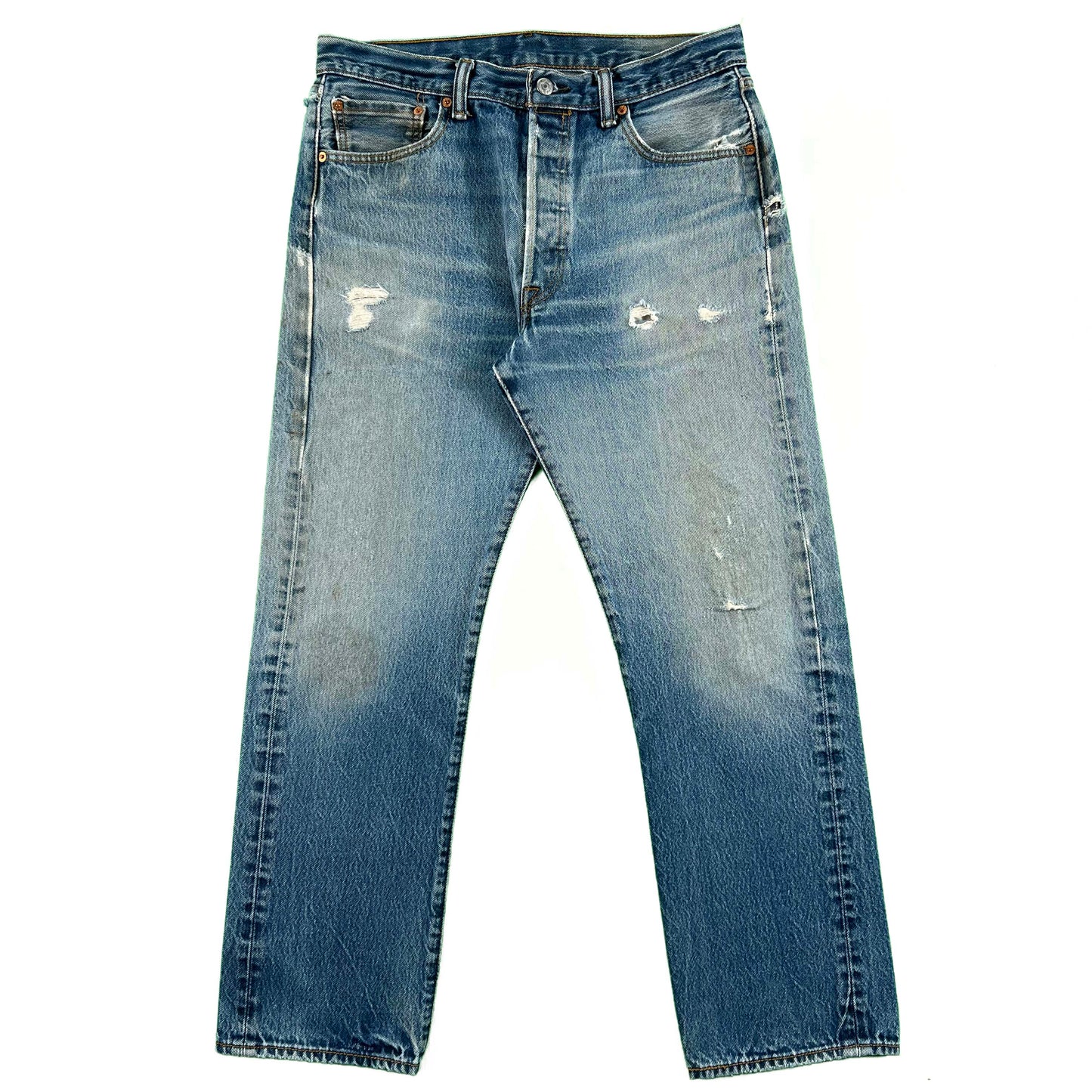 00s Faded & Worn Levi's 501 Denim- 32x29