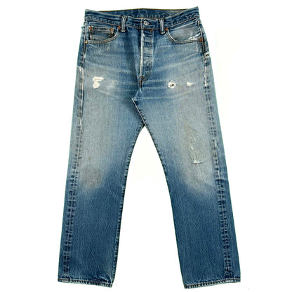 00s Faded & Worn Levi's 501 Denim- 32x29