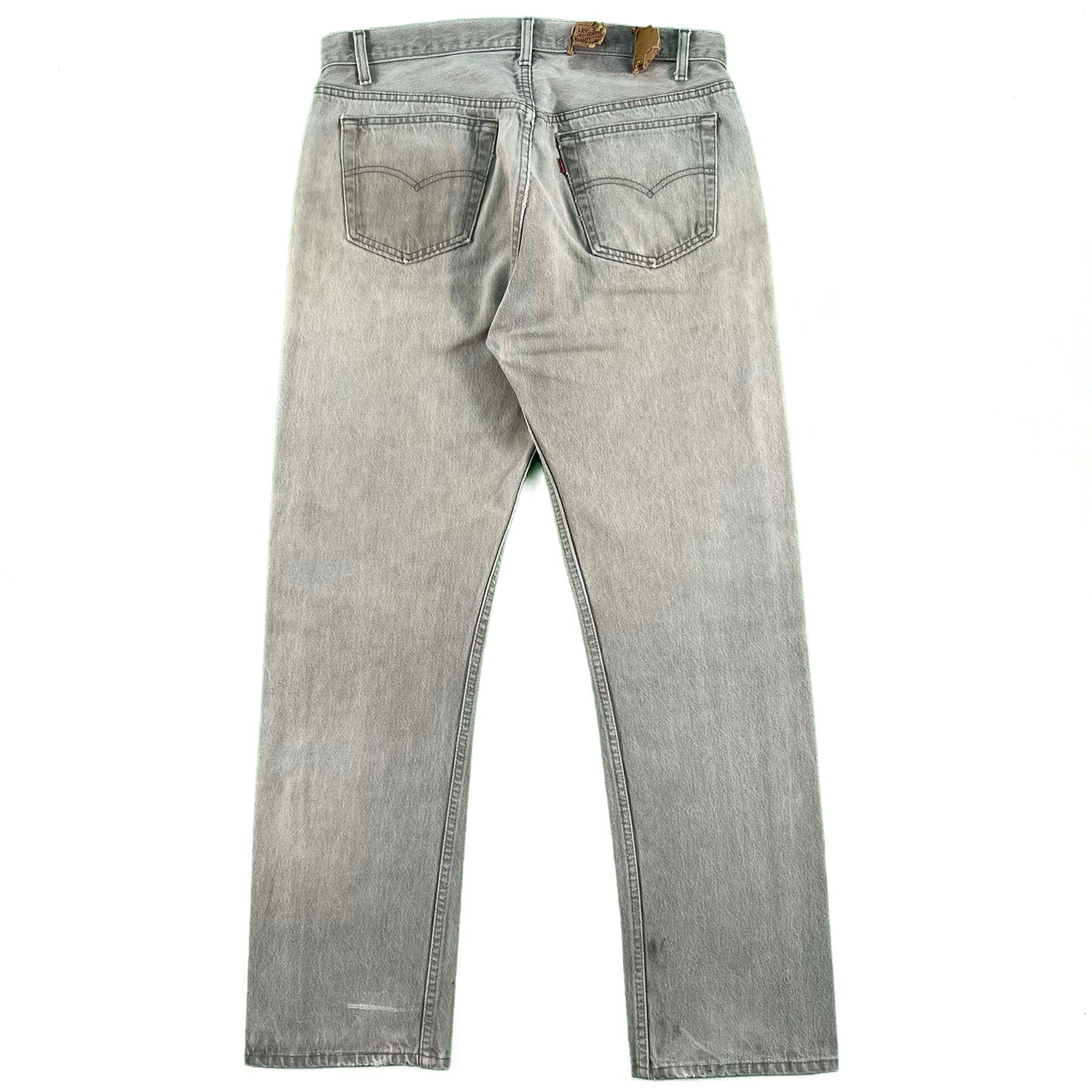80s Faded Grey Levi's 501 Denim- 34x31