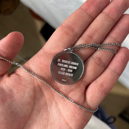 80s Chain w Religious Pendant