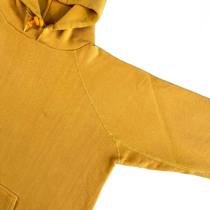 70s Golden Yellow Blank Hoodie- L