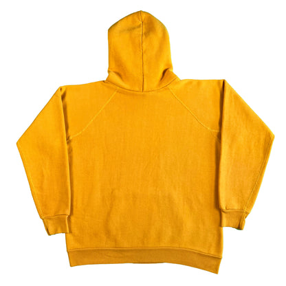 70s Golden Yellow Blank Hoodie- L