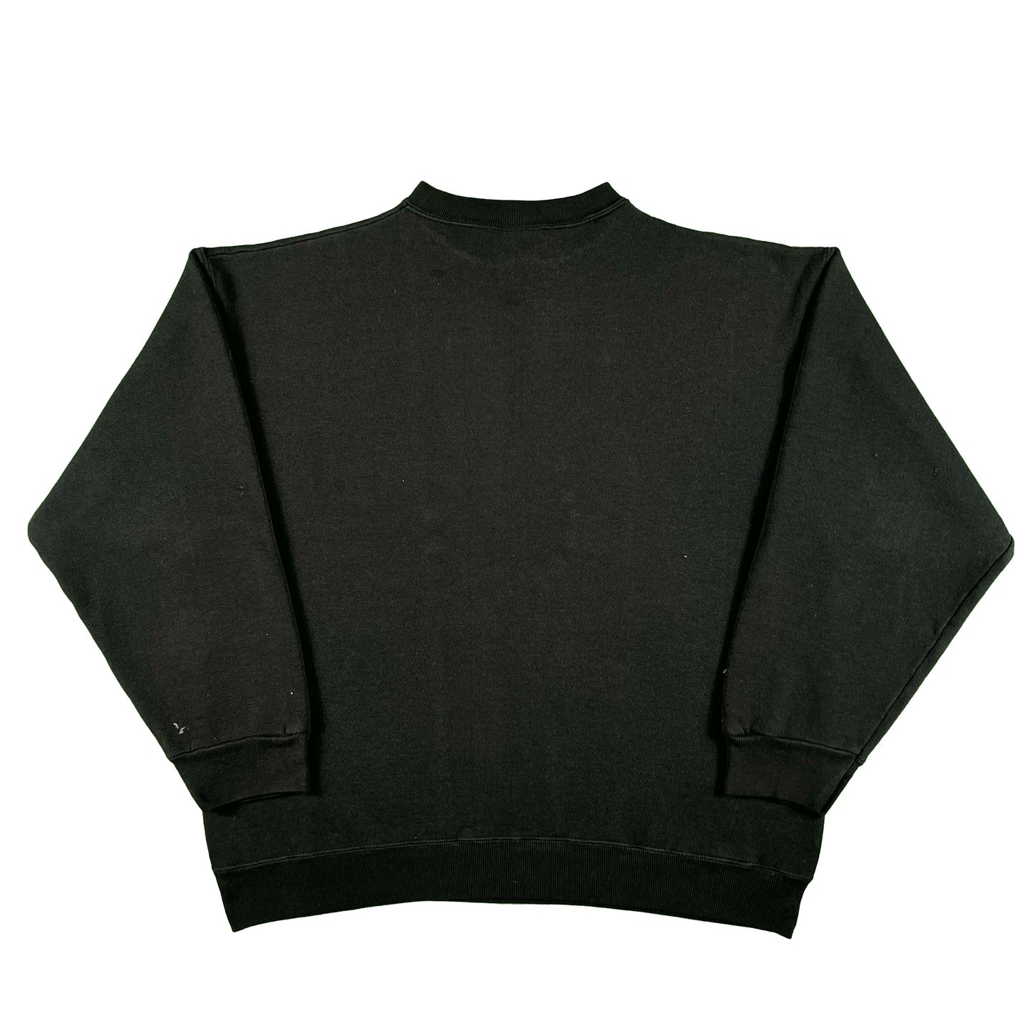 90s Faded Black Spellman College Sweatshirt- XL