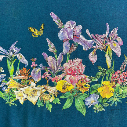 90s Flowers & Insects Boxy Sweatshirt- XXL