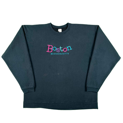 90s Big & Cozy Boston Sweatshirt- XL