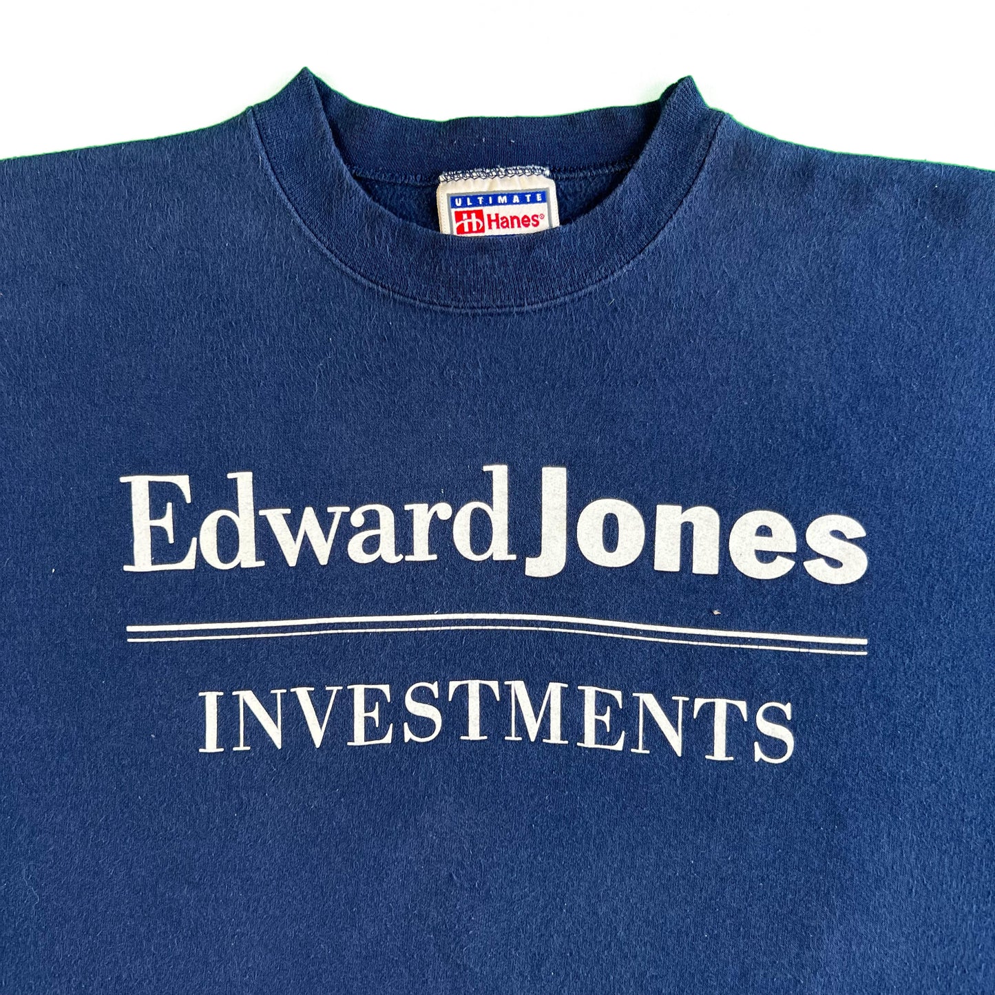 00s Edward Jones Investments Boxy Sweatshirt- XL
