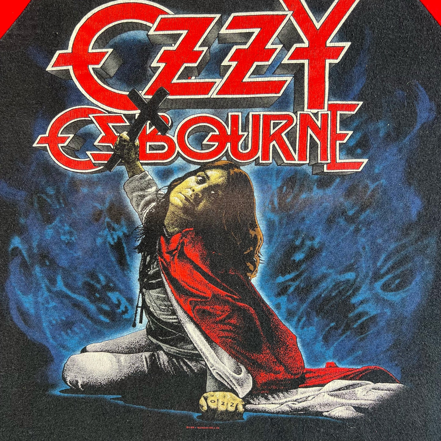 90s Ozzy Osborne 'Blizzard of Oz' Tee- M