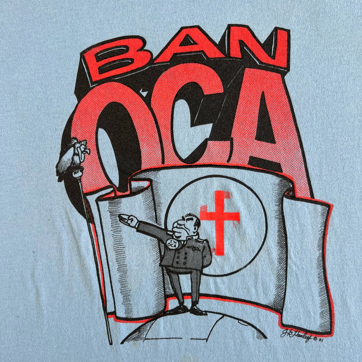 80s Ban Oregon Citizens Alliance Tee- XL