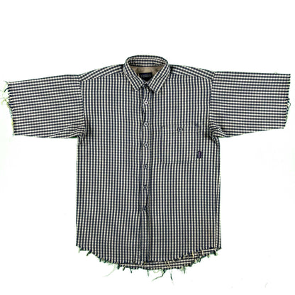 00s Patagonia Chopped Plaid Button Up Shirt- S