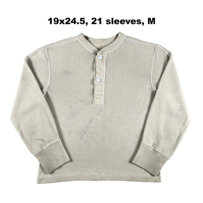 Vintage Military Henley Thermal Shirts- SELECT SHIRT