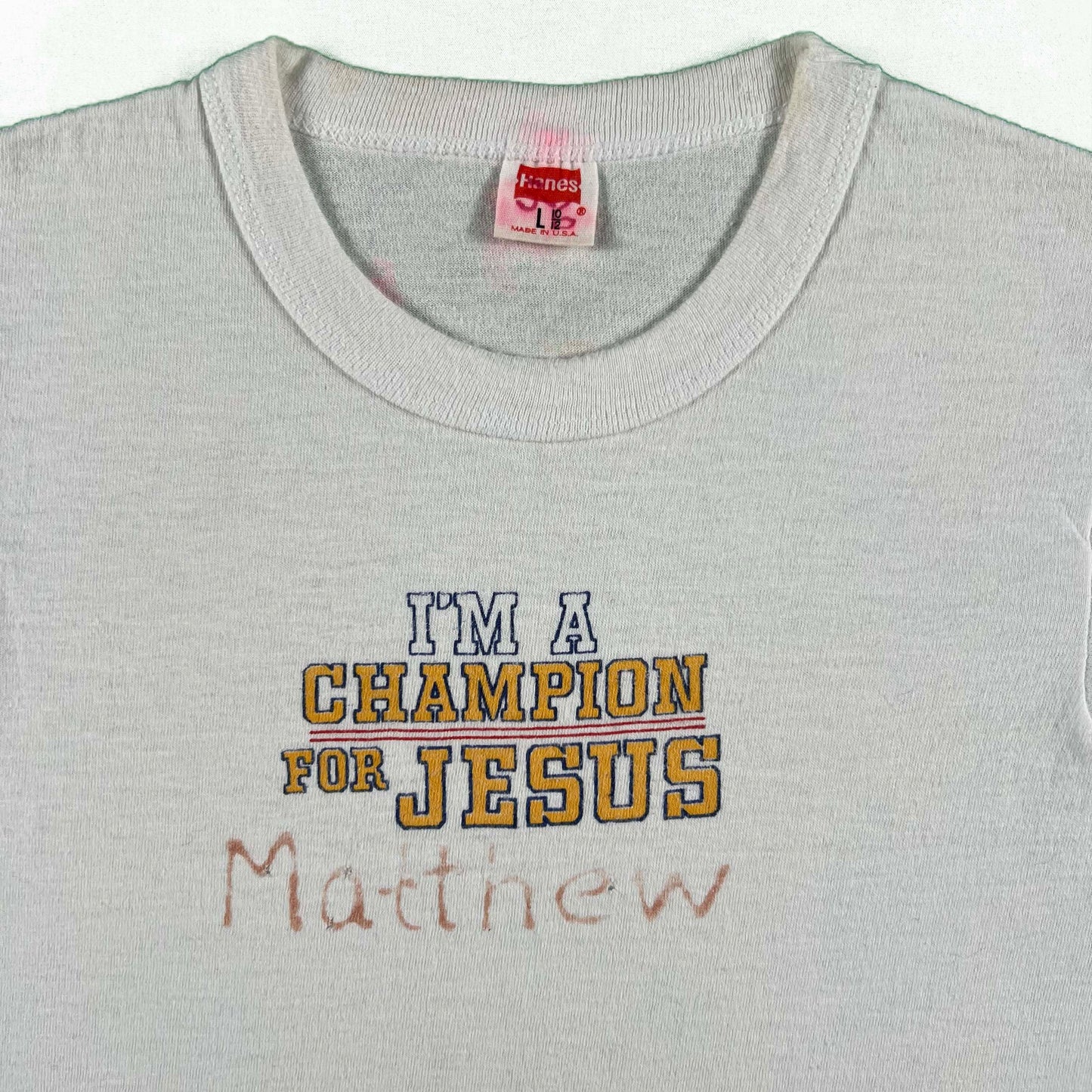 70s Champion for Jesus Baby Tee